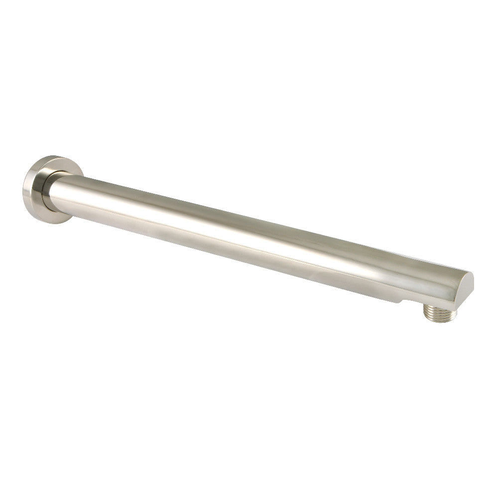 Kingston Brass K8113E6 Aquaelements 13" Brass Shower Arm with Flange, Polished Nickel - BNGBath