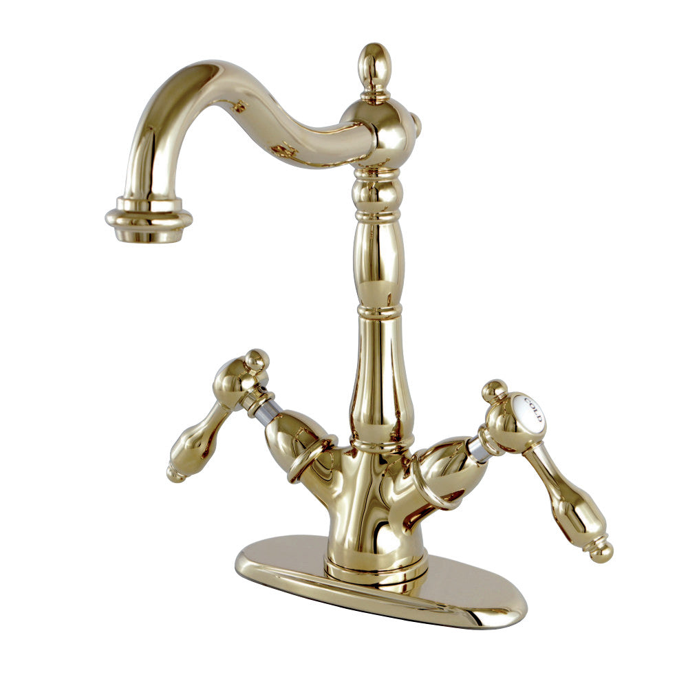 Kingston Brass KS1492TAL Vessel Sink Faucet, Polished Brass - BNGBath