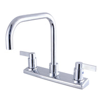 Thumbnail for Kingston Brass FB2141NDL NuvoFusion 8-Inch Centerset Kitchen Faucet, Polished Chrome - BNGBath