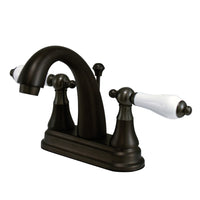 Thumbnail for Kingston Brass KS7615PL 4 in. Centerset Bathroom Faucet, Oil Rubbed Bronze - BNGBath