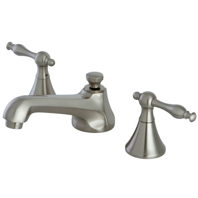 Kingston Brass KS4478NL 8 in. Widespread Bathroom Faucet, Brushed Nickel - BNGBath