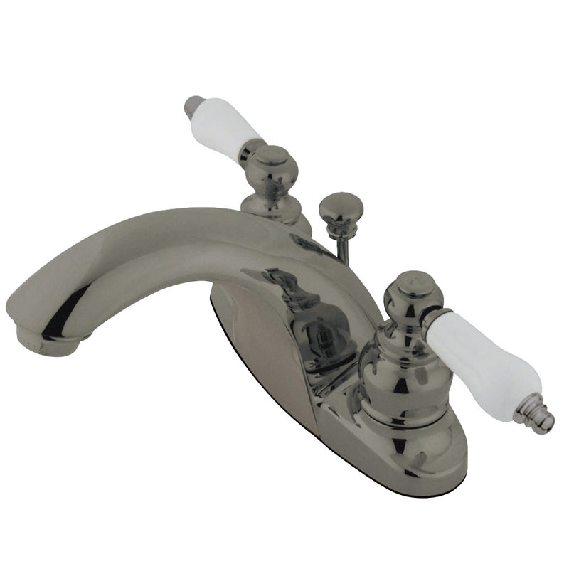 Kingston Brass GKB7648PL 4 in. Centerset Bathroom Faucet, Brushed Nickel - BNGBath