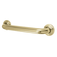 Thumbnail for Kingston Brass DR214122 Milano 12-Inch Decorative 1-1/4-Inch OD Grab Bar, Polished Brass - BNGBath