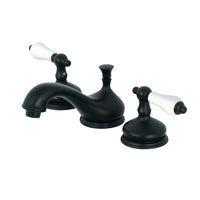 Thumbnail for Kingston Brass KS1160PL 8 in. Widespread Bathroom Faucet, Matte Black - BNGBath