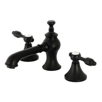 Thumbnail for Kingston Brass KC7060TAL Tudor 8 in. Widespread Bathroom Faucet, Matte Black - BNGBath