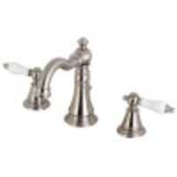 Thumbnail for Fauceture FSC1978PL English Classic Widespread Bathroom Faucet, Brushed Nickel - BNGBath