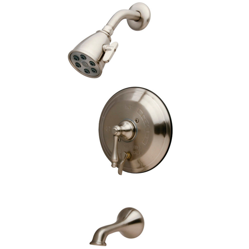 Kingston Brass VB36380AL Tub and Shower Faucet, Brushed Nickel - BNGBath