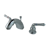 Thumbnail for Kingston Brass FB951 Mini-Widespread Bathroom Faucet, Polished Chrome - BNGBath