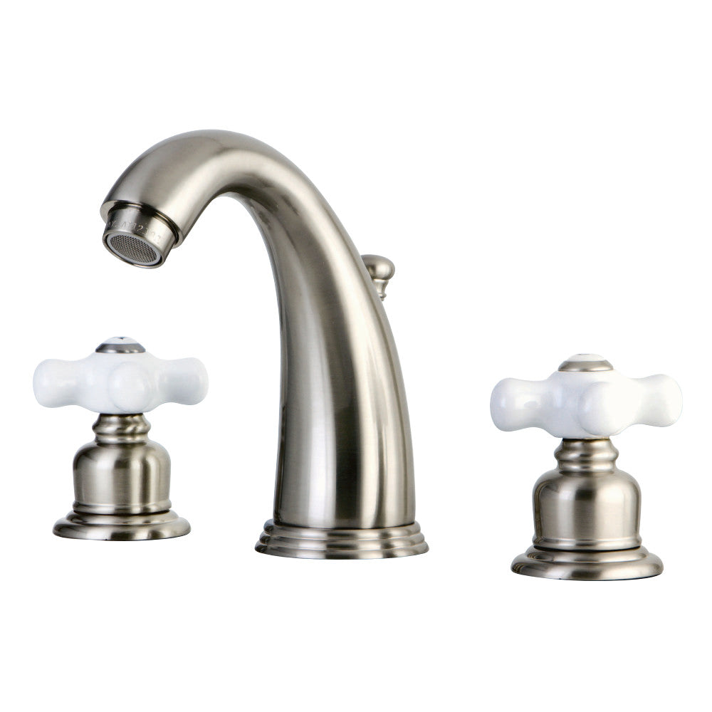 Kingston Brass GKB988PX Widespread Bathroom Faucet, Brushed Nickel - BNGBath