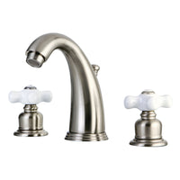 Thumbnail for Kingston Brass GKB988PX Widespread Bathroom Faucet, Brushed Nickel - BNGBath
