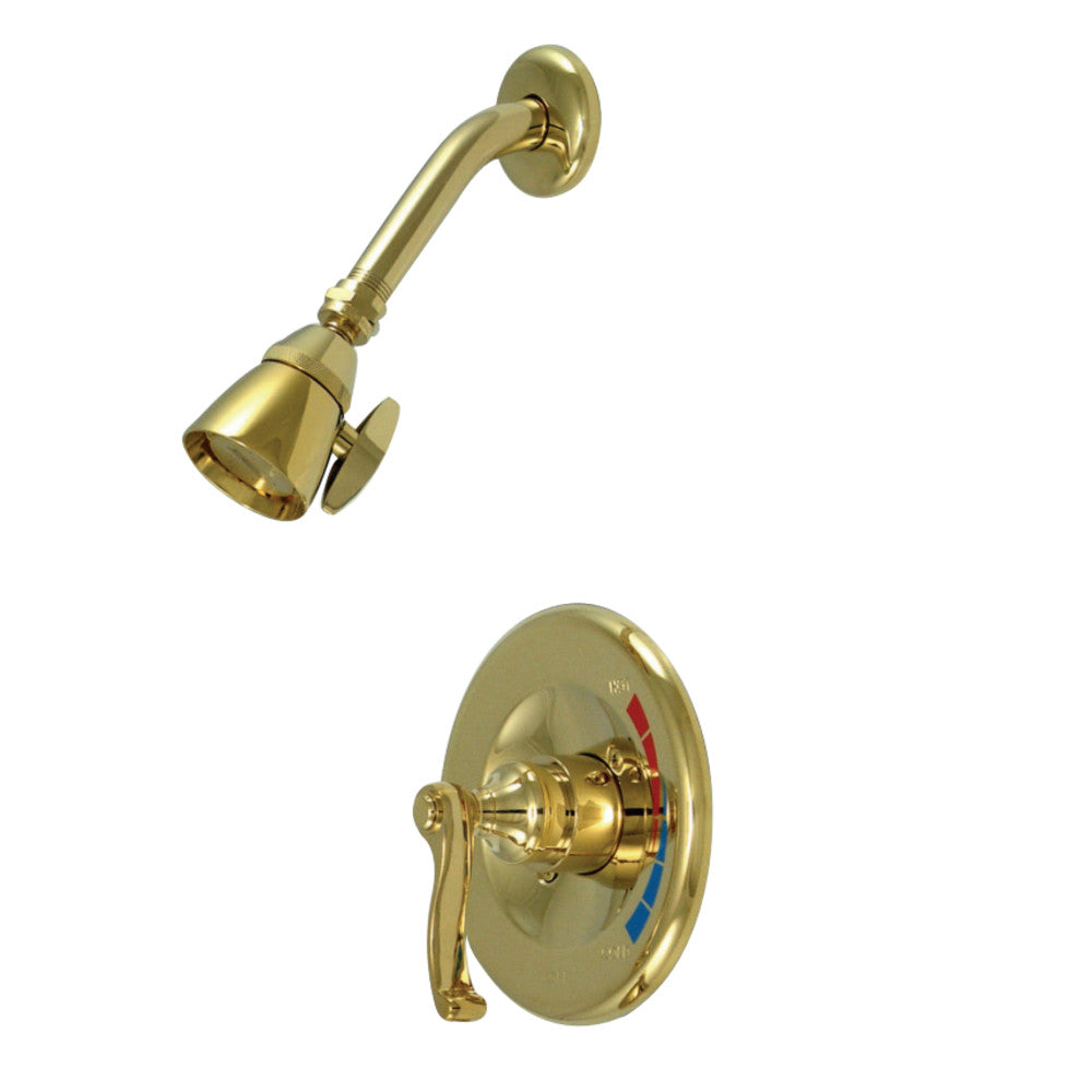 Kingston Brass KB8632FLSO Royale Shower Only, Polished Brass - BNGBath
