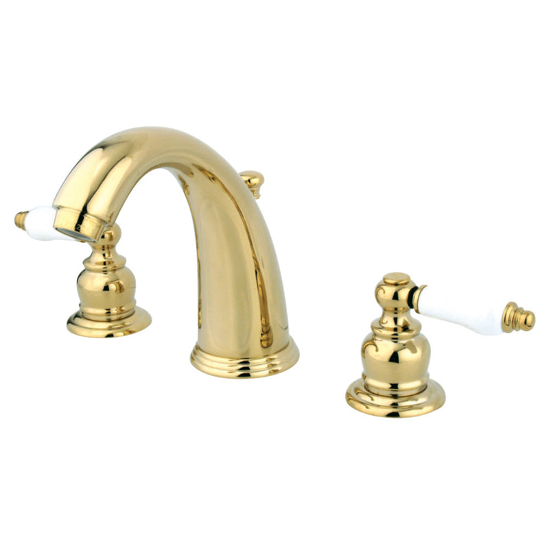 Kingston Brass GKB982PL Widespread Bathroom Faucet, Polished Brass - BNGBath