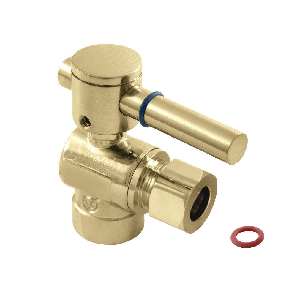 Fauceture CC43202DL 1/2" Sweat x 3/8" OD Comp Angle Stop Valve, Polished Brass - BNGBath