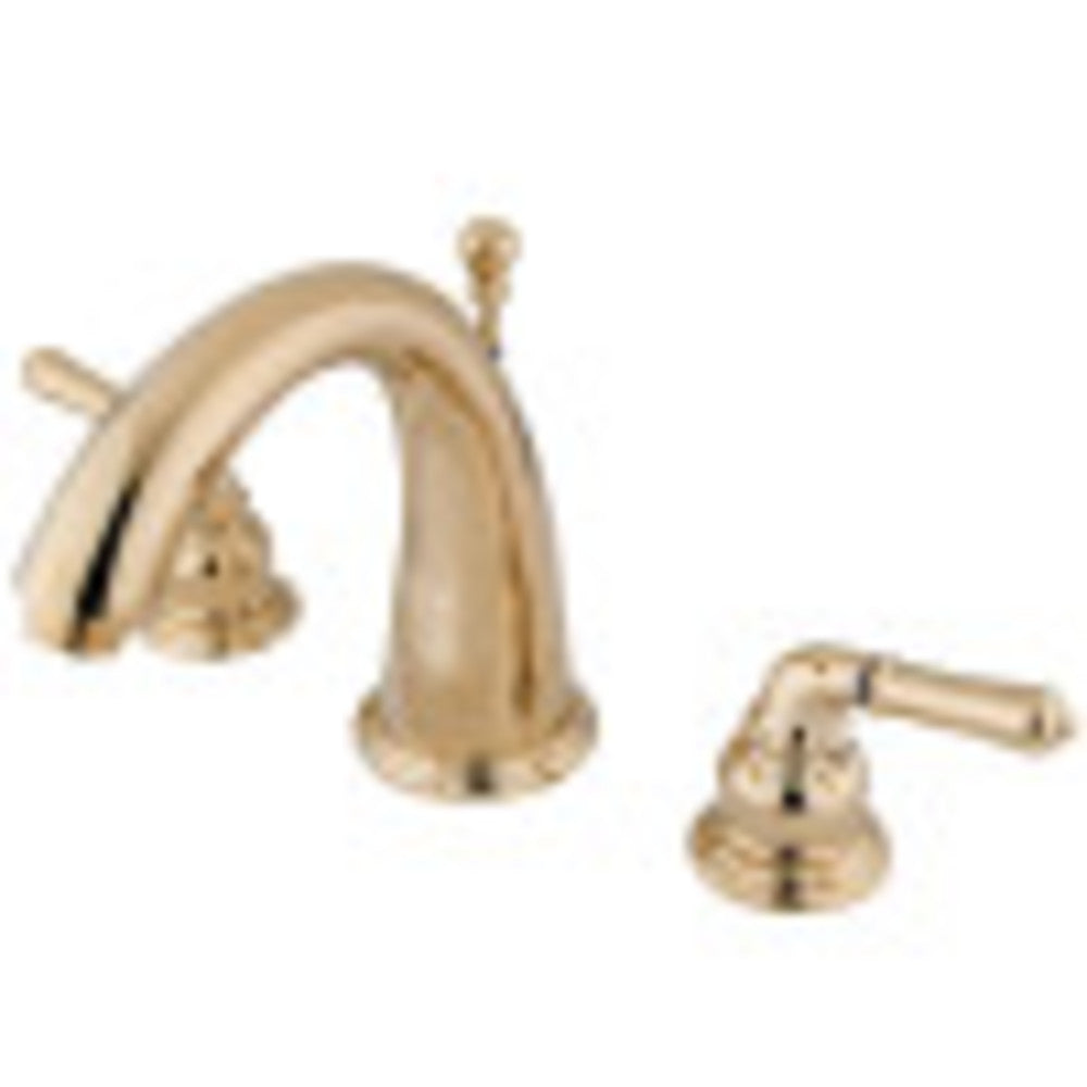 Kingston Brass KS2962 8 in. Widespread Bathroom Faucet, Polished Brass - BNGBath