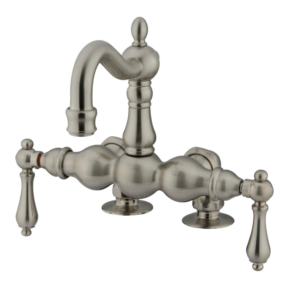 Kingston Brass CC1091T8 Vintage 3-3/8-Inch Deck Mount Tub Faucet, Brushed Nickel - BNGBath