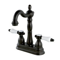 Thumbnail for Kingston Brass KB1495BPL Bel-Air Two-Handle Bar Faucet, Oil Rubbed Bronze - BNGBath