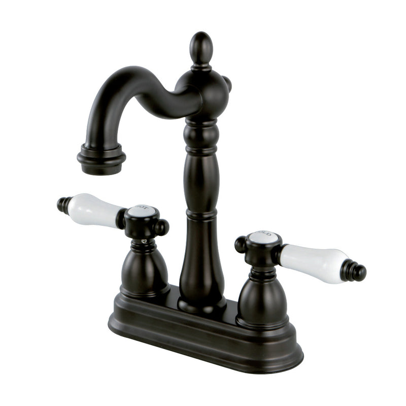 Kingston Brass KB1495BPL Bel-Air Two-Handle Bar Faucet, Oil Rubbed Bronze - BNGBath