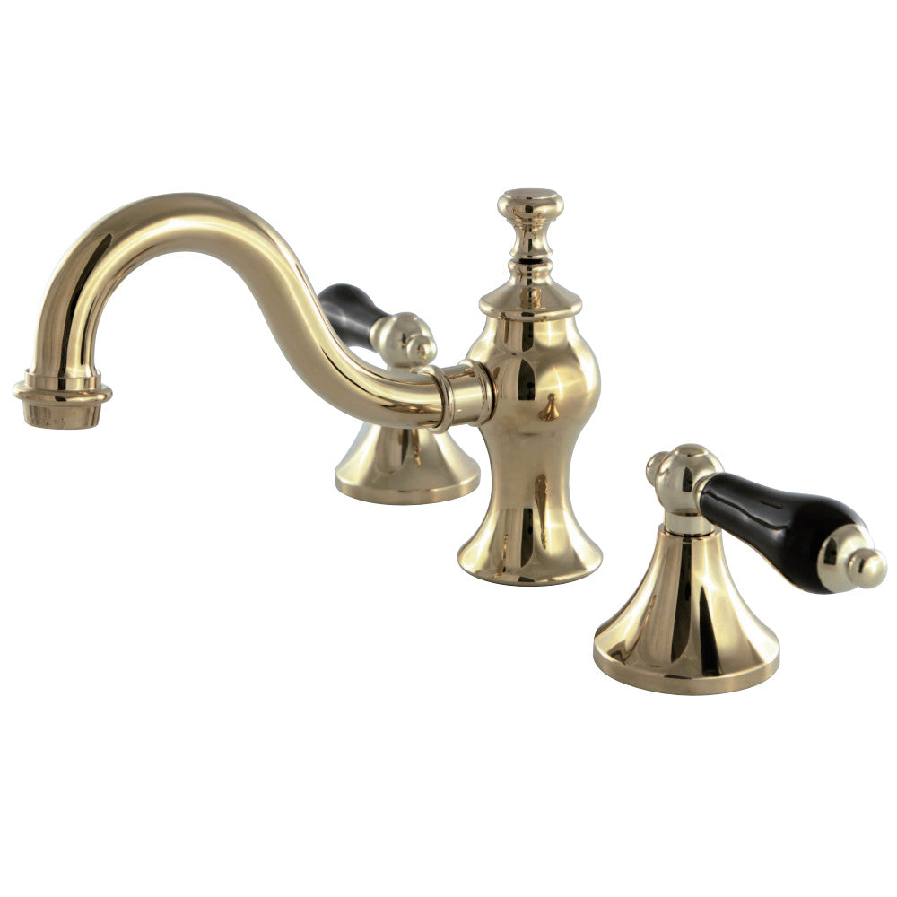 Kingston Brass KC7162PKL 8 in. Widespread Bathroom Faucet, Polished Brass - BNGBath