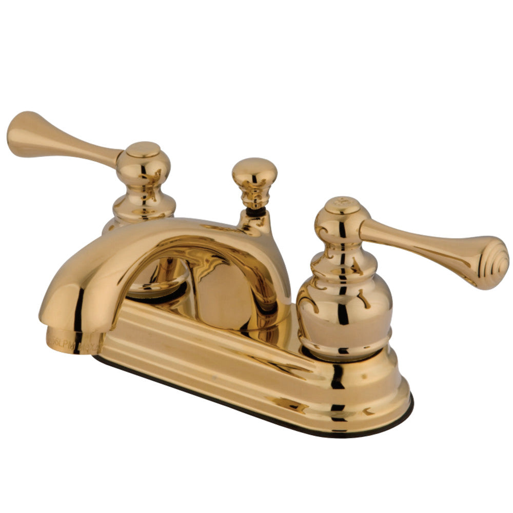 Kingston Brass KB3602BL 4 in. Centerset Bathroom Faucet, Polished Brass - BNGBath