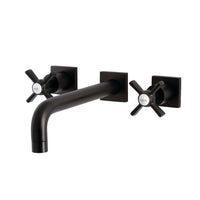 Thumbnail for Kingston Brass KS6025ZX Millennium Wall Mount Tub Faucet, Oil Rubbed Bronze - BNGBath