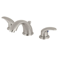 Thumbnail for Kingston Brass GKB968LL Widespread Bathroom Faucet, Brushed Nickel - BNGBath