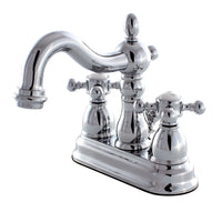Thumbnail for Kingston Brass KB1601BX 4 in. Centerset Bathroom Faucet, Polished Chrome - BNGBath