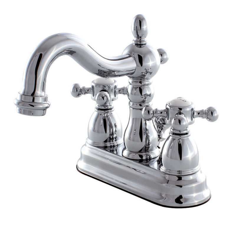 Kingston Brass KB1601BX 4 in. Centerset Bathroom Faucet, Polished Chrome - BNGBath