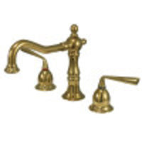 Thumbnail for Kingston Brass KS1972ZL 8 in. Widespread Bathroom Faucet, Polished Brass - BNGBath