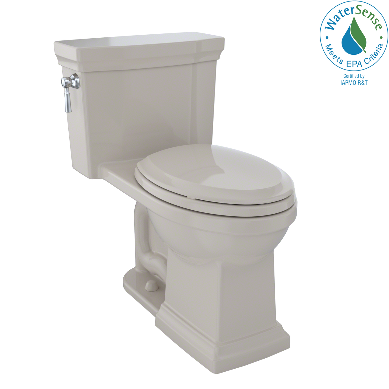 TOTO Promenade II 1G One-Piece Elongated 1.0 GPF Universal Height Toilet with CeFiONtect,  - MS814224CUFG#03 - BNGBath