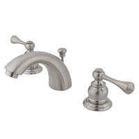 Thumbnail for Kingston Brass KB3948BL Mini-Widespread Bathroom Faucet, Brushed Nickel - BNGBath