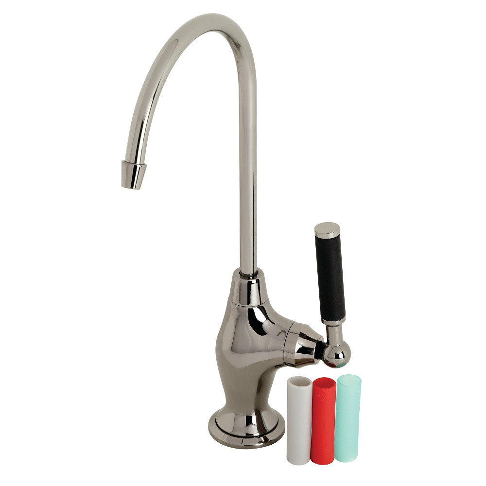 Kingston Brass NS3190DKL Water Onyx Restoration Water Filtration Faucet, Black Stainless Steel - BNGBath
