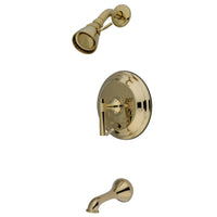 Thumbnail for Kingston Brass KB36320ML Restoration Tub & Shower Faucet, Polished Brass - BNGBath