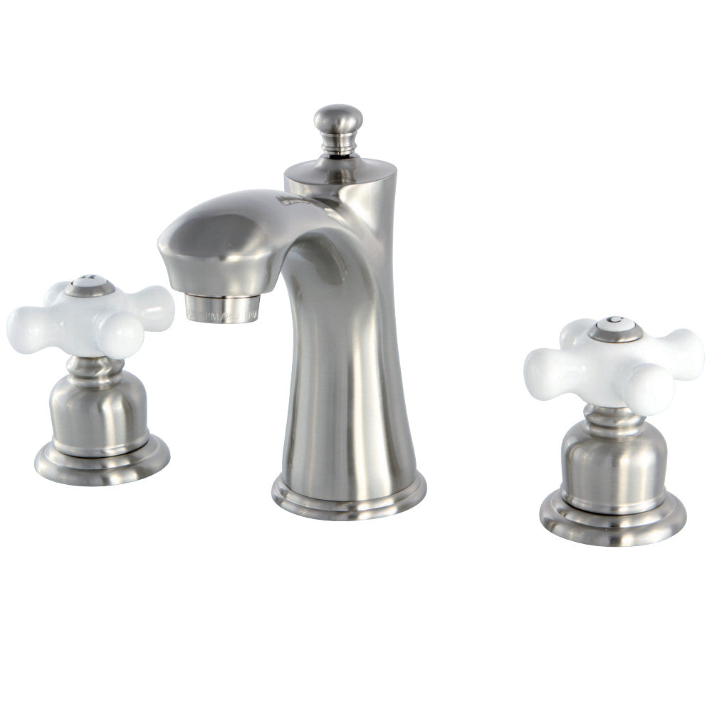 Kingston Brass KB7968PX 8 in. Widespread Bathroom Faucet, Brushed Nickel - BNGBath