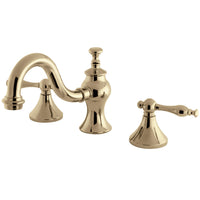 Thumbnail for Kingston Brass KC7162NL 8 in. Widespread Bathroom Faucet, Polished Brass - BNGBath