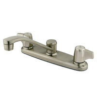 Thumbnail for Kingston Brass KB261SN Magellan 8-Inch Centerset Kitchen Faucet, Brushed Nickel - BNGBath