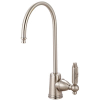 Thumbnail for Kingston Brass KS7198GL Georgian Single Handle Water Filtration Faucet, Brushed Nickel - BNGBath