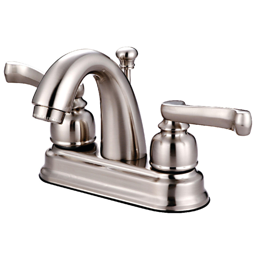 Kingston Brass KB5618FL 4 in. Centerset Bathroom Faucet, Brushed Nickel - BNGBath