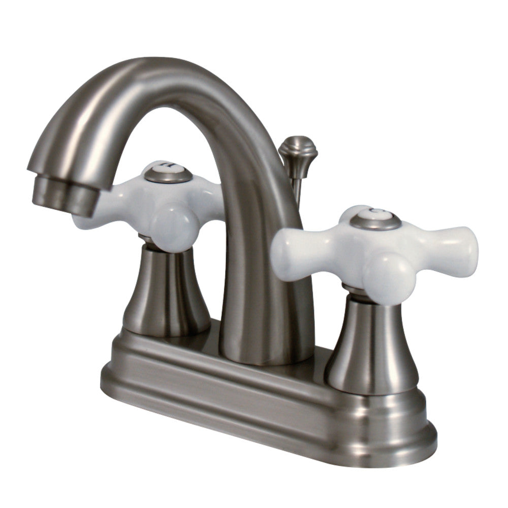 Kingston Brass KS7618PX 4 in. Centerset Bathroom Faucet, Brushed Nickel - BNGBath