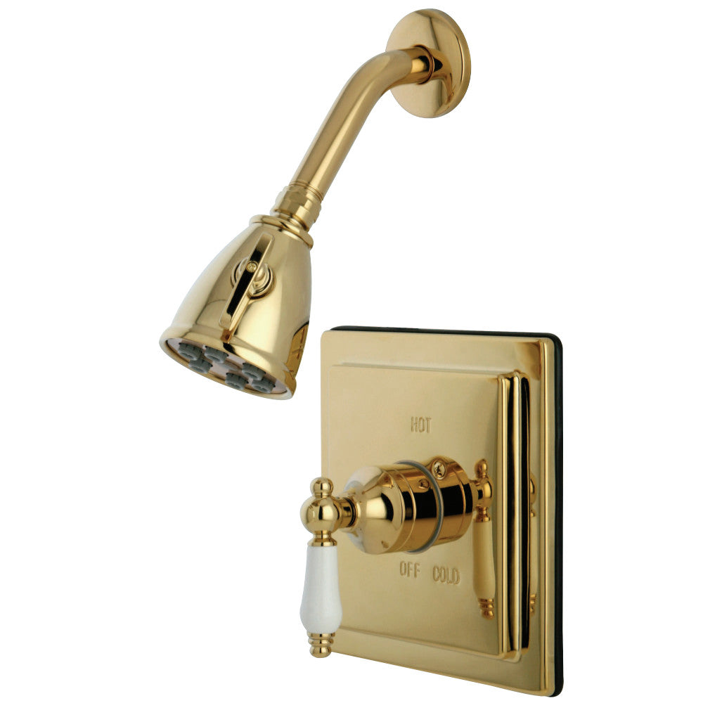 Kingston Brass VB8652PLSO Victorian Tub & Shower Shower Faucet, Polished Brass - BNGBath