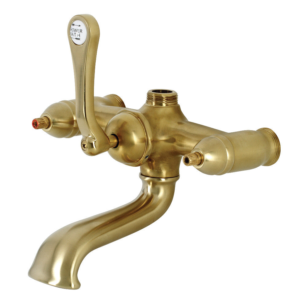 Kingston Brass ABT100-7 Vintage Tub Faucet Body, Brushed Brass - BNGBath