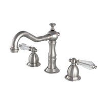 Thumbnail for Kingston Brass KS1978WLL 8 in. Widespread Bathroom Faucet, Brushed Nickel - BNGBath