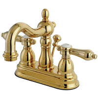 Thumbnail for Kingston Brass KS1602BAL 4 in. Centerset Bathroom Faucet, Polished Brass - BNGBath