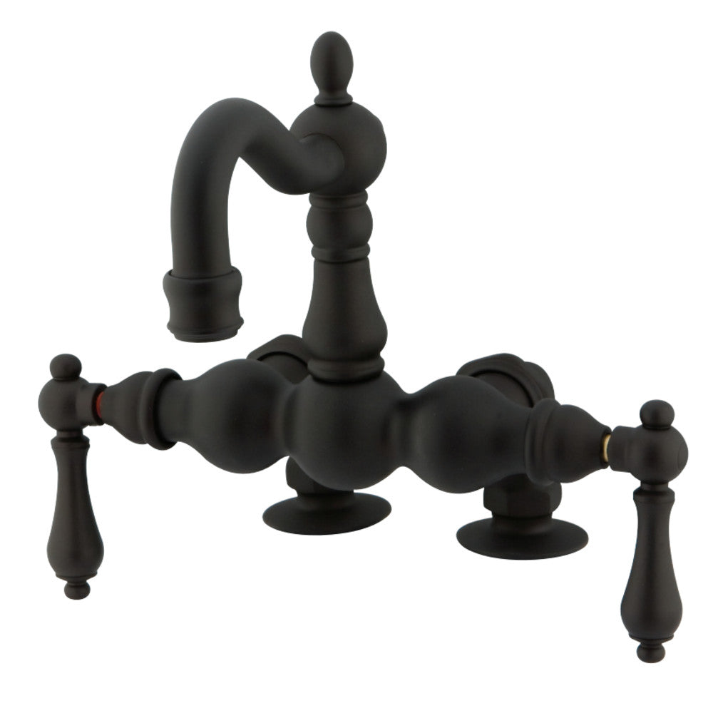 Kingston Brass CC1091T5 Vintage 3-3/8-Inch Deck Mount Tub Faucet, Oil Rubbed Bronze - BNGBath