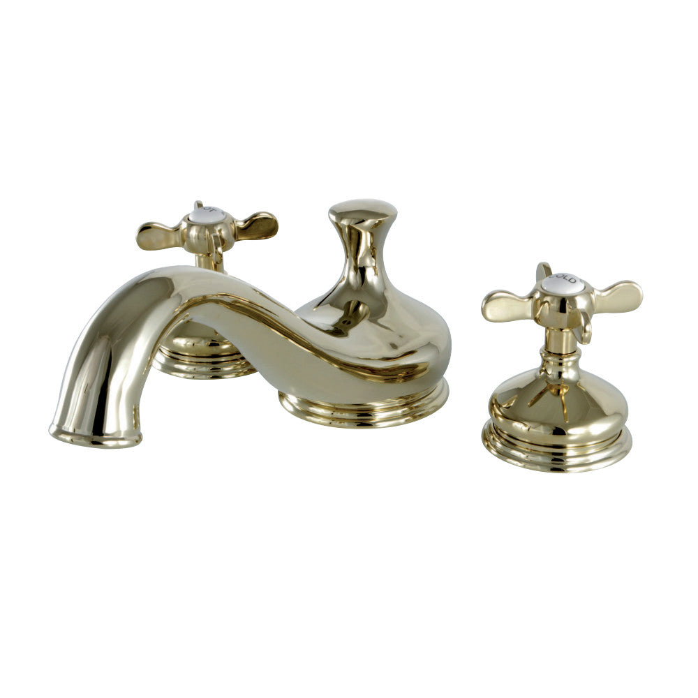 Kingston Brass KS3332BEX Essex Roman Tub Faucet, Polished Brass - BNGBath
