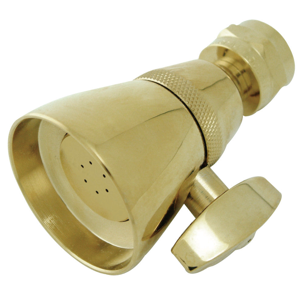 Kingston Brass K131A2 Showerscape 1-3/4" Adjustable Spray Shower Head, Polished Brass - BNGBath