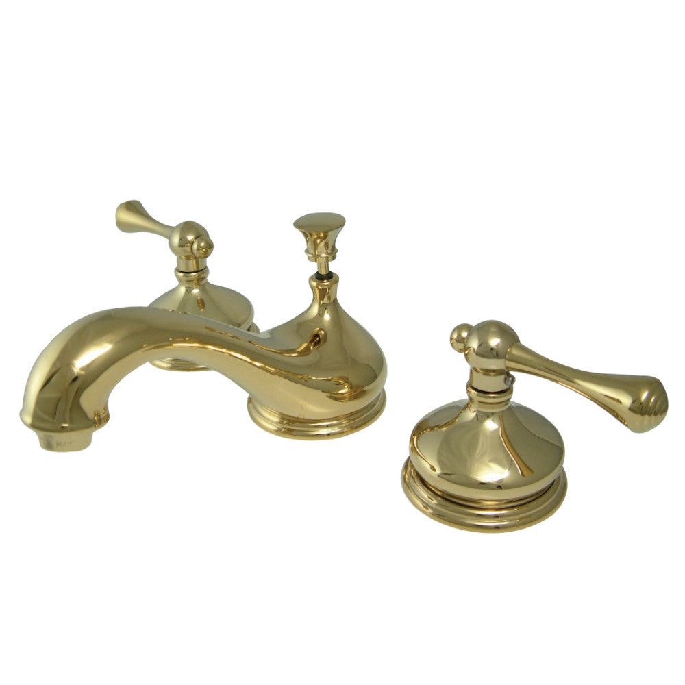 Kingston Brass KS1162BL 8 in. Widespread Bathroom Faucet, Polished Brass - BNGBath