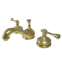 Thumbnail for Kingston Brass KS1162BL 8 in. Widespread Bathroom Faucet, Polished Brass - BNGBath