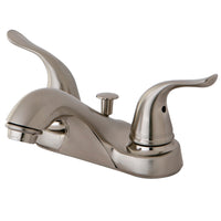 Thumbnail for Kingston Brass KB5628YL 4 in. Centerset Bathroom Faucet, Brushed Nickel - BNGBath