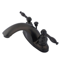 Thumbnail for Kingston Brass KB7645KL 4 in. Centerset Bathroom Faucet, Oil Rubbed Bronze - BNGBath