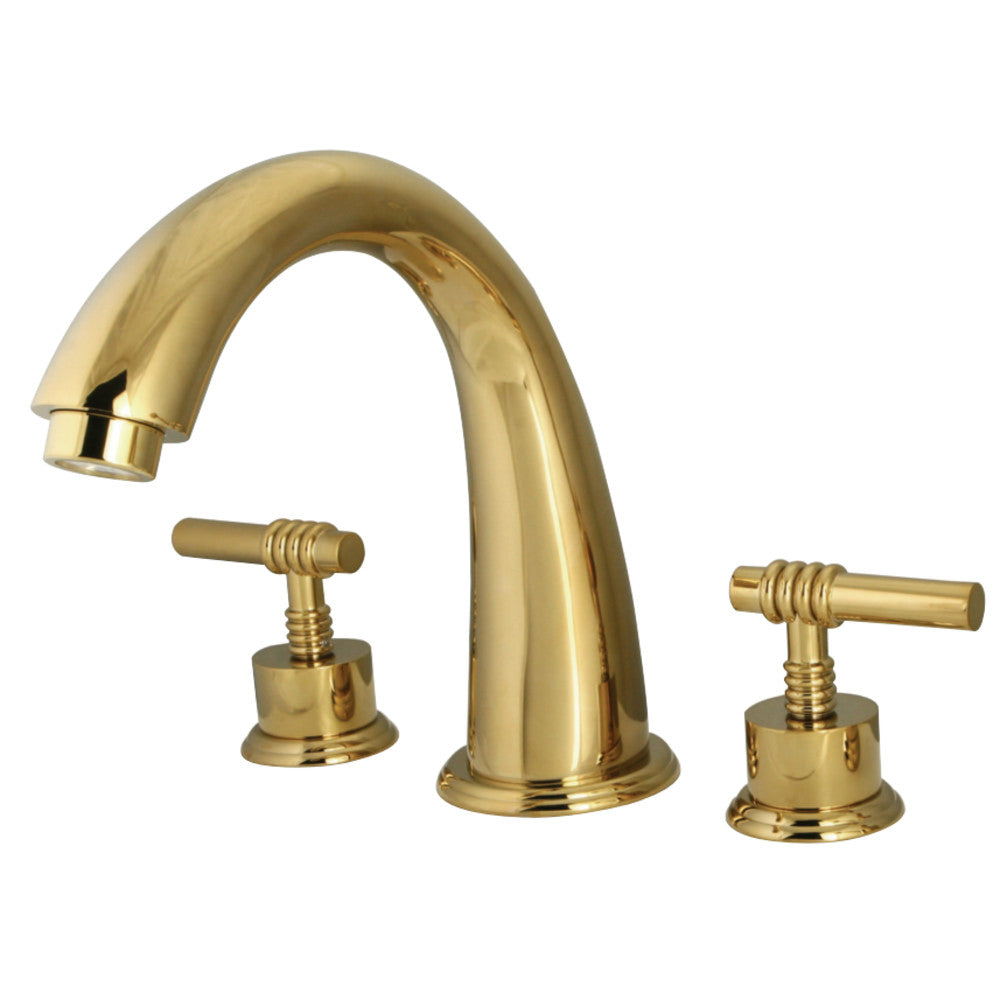 Kingston Brass KS2362ML Roman Tub Faucet, Polished Brass - BNGBath